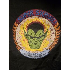 Marvel Men's Size‎ Super Skull Fantastic Four #18 1963 Black T-Shirt